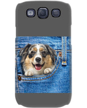 Load image into Gallery viewer, Australian Shepherd In Denim Pocket Gift For Dog Lovers Phone case