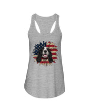 Load image into Gallery viewer, English Cocker Spaniel US Sunflower Gift For Dog Lovers Ladies Flowy Tank