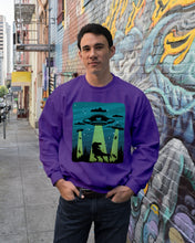 Load image into Gallery viewer, UFA Dinosaur T Rex Sky Full Of Stars Sweatshirt