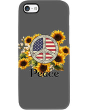 Load image into Gallery viewer, Peace Sign Sunflower Birthday Gift For Girls Phone case