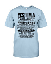 Load image into Gallery viewer, I'm A Spoiled Husband But Not Yours - Awesome Wife Who Was Born In January Guys Tee