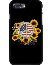 Load image into Gallery viewer, Peace Sign Sunflower Birthday Gift For Girls Phone case
