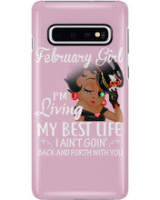 Load image into Gallery viewer, Betty Boop February Girl Living My Best Life Birthday Meaningful Gift Phone case