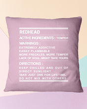 Load image into Gallery viewer, Sorry This Guy Is Already Taken By A Smart And Sexy Redhead Gift For Men Pillow Cover