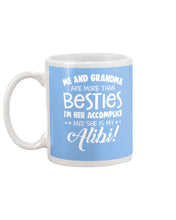 Load image into Gallery viewer, Me And Grandma Are More Than Besties Custom Gift For Family Mug