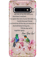 Load image into Gallery viewer, Til The Day We're Together Humming Birds Phone case