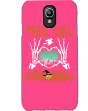 Load image into Gallery viewer, This Girl Loves Halloween Gift For Girls Phone case