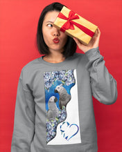 Load image into Gallery viewer, Magical Gray Couple African Parrot Gift For Bird Lovers Sweatshirt