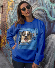 Load image into Gallery viewer, Australian Shepherd In Denim Pocket Gift For Dog Lovers Sweatshirt