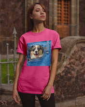 Load image into Gallery viewer, Australian Shepherd In Denim Pocket Gift For Dog Lovers Guys Tee
