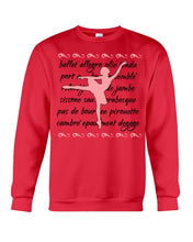 Load image into Gallery viewer, Ballet Words Pink Pattern Gift For Ballet Dancer Sweatshirt