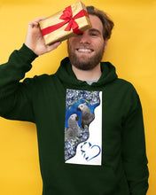 Load image into Gallery viewer, Magical Gray Couple African Parrot Gift For Bird Lovers Hoodie