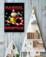 Load image into Gallery viewer, Tennis Players Magical Christmas Snowman Gift For Women Vertical Poster