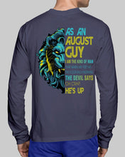 Load image into Gallery viewer, As An August I Am The Kind Of Man Lion Birthday Gift Unisex Long Sleeve