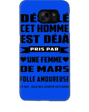 Load image into Gallery viewer, Désolé Cet Homme Est Déjà Pris Par Une Femme De Mars Birthday Gift Phone case