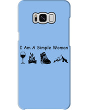 Load image into Gallery viewer, Simple Woman Loves Wine Camping Shoes And Climbing Phone case