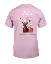 Load image into Gallery viewer, Custom Name Deers Gift For Boyfriend Till Our Last Breath Guys Tee