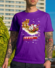 Load image into Gallery viewer, Baseball Xmas Sleigh Loading Gift For Baseball Lovers Guys Tee