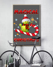 Load image into Gallery viewer, Tennis Players Magical Christmas Snowman Gift For Women Vertical Poster