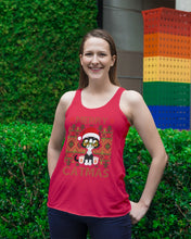 Load image into Gallery viewer, Merry Catmas Cute Funny Gifts Ladies Flowy Tank