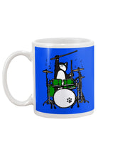 Load image into Gallery viewer, Funny Cat Playing Drums Great Gift For Cat Lovers Mug