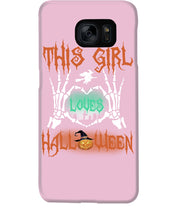 Load image into Gallery viewer, This Girl Loves Halloween Gift For Girls Phone case