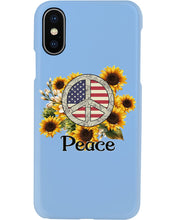 Load image into Gallery viewer, Peace Sign Sunflower Birthday Gift For Girls Phone case