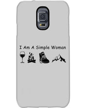 Load image into Gallery viewer, Simple Woman Loves Wine Camping Shoes And Climbing Phone case