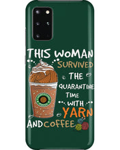 Load image into Gallery viewer, The Quarantine Time With Yarn And Coffee Gift For Women Phone case