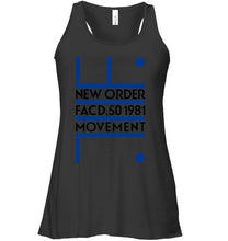 Load image into Gallery viewer, New Order Facd 501981 Movement Simple Unique Custom Design Ladies Flowy Tank