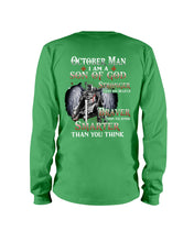 Load image into Gallery viewer, October Man Son Of God Birthday Meaningful Gift For Men Unisex Long Sleeve