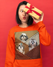 Load image into Gallery viewer, Three Cute Shih Tzu In Bag Gift For Dog Lovers Sweatshirt