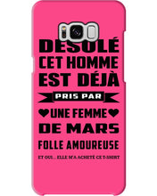 Load image into Gallery viewer, Désolé Cet Homme Est Déjà Pris Par Une Femme De Mars Birthday Gift Phone case