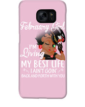 Load image into Gallery viewer, Betty Boop February Girl Living My Best Life Birthday Meaningful Gift Phone case