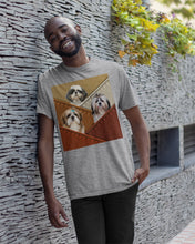 Load image into Gallery viewer, Three Cute Shih Tzu In Bag Gift For Dog Lovers Guys Tee