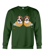 Load image into Gallery viewer, Beagle Hand Bones My Breast Gift For Dog Lovers Sweatshirt