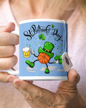 Load image into Gallery viewer, Basketball Saint Patrick's Day Gift For Basketball Lovers Mug