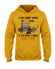 Load image into Gallery viewer, A Man Loves Beer And Dachshund Gift For Dog Lovers Hoodie