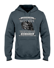 Load image into Gallery viewer, Shes Stubborn Messy And A Brat At Times Black Gift For Husband Hoodie