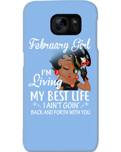 Load image into Gallery viewer, Betty Boop February Girl Living My Best Life Birthday Meaningful Gift Phone case