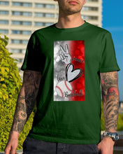 Load image into Gallery viewer, Baseball Peaceful Love Gift For Baseball Lovers Guys Tee