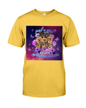 Load image into Gallery viewer, A Girl Loves Yorkshire Terrier Gift For Dog Lovers Guys Tee