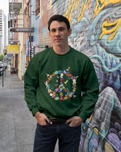 Load image into Gallery viewer, Hummingbird And Peace Sign Gift For Girls Sweatshirt