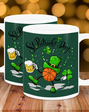 Load image into Gallery viewer, Basketball Saint Patrick's Day Gift For Basketball Lovers Mug