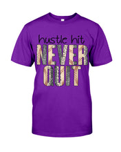 Load image into Gallery viewer, Baseball Hustle Hit Never Quit Gift For Lovers Guys Tee
