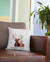 Load image into Gallery viewer, Custom Name Deers Gift For Boyfriend Till Our Last Breath Pillow Cover
