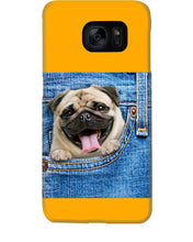 Load image into Gallery viewer, baby Pug In Denim Pocket Gift For Dog Lovers Phone case