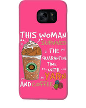 Load image into Gallery viewer, The Quarantine Time With Yarn And Coffee Gift For Women Phone case