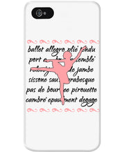 Load image into Gallery viewer, Ballet Words Pink Pattern Gift For Ballet Dancer Phone case