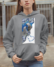 Load image into Gallery viewer, Magical Gray Couple African Parrot Gift For Bird Lovers Hoodie